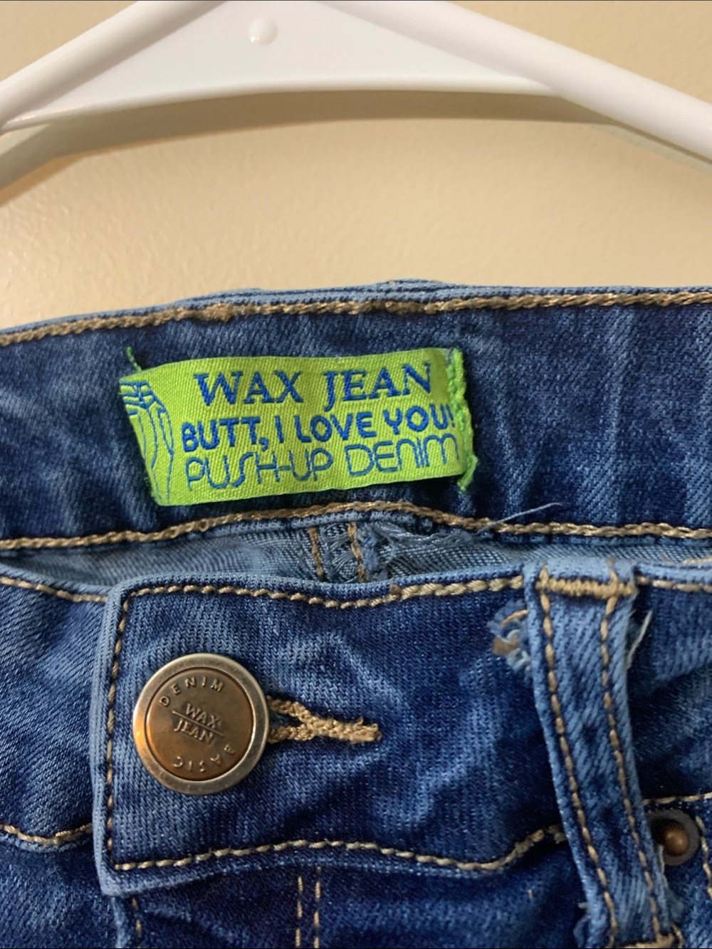 Wax Jean Women's Dark Blue Skinny Jeans - Picture 4 of 7